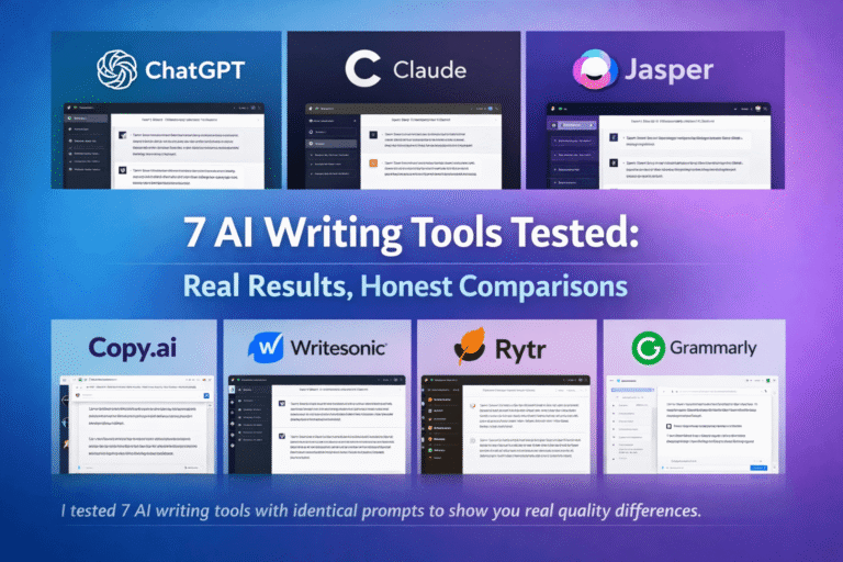 De 7 beste AI-schrijftools van 2026 (getest met echte outputvoorbeelden)