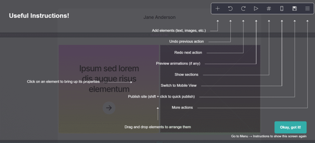 Carrd landing page builder met eenvoudige one-page site editor