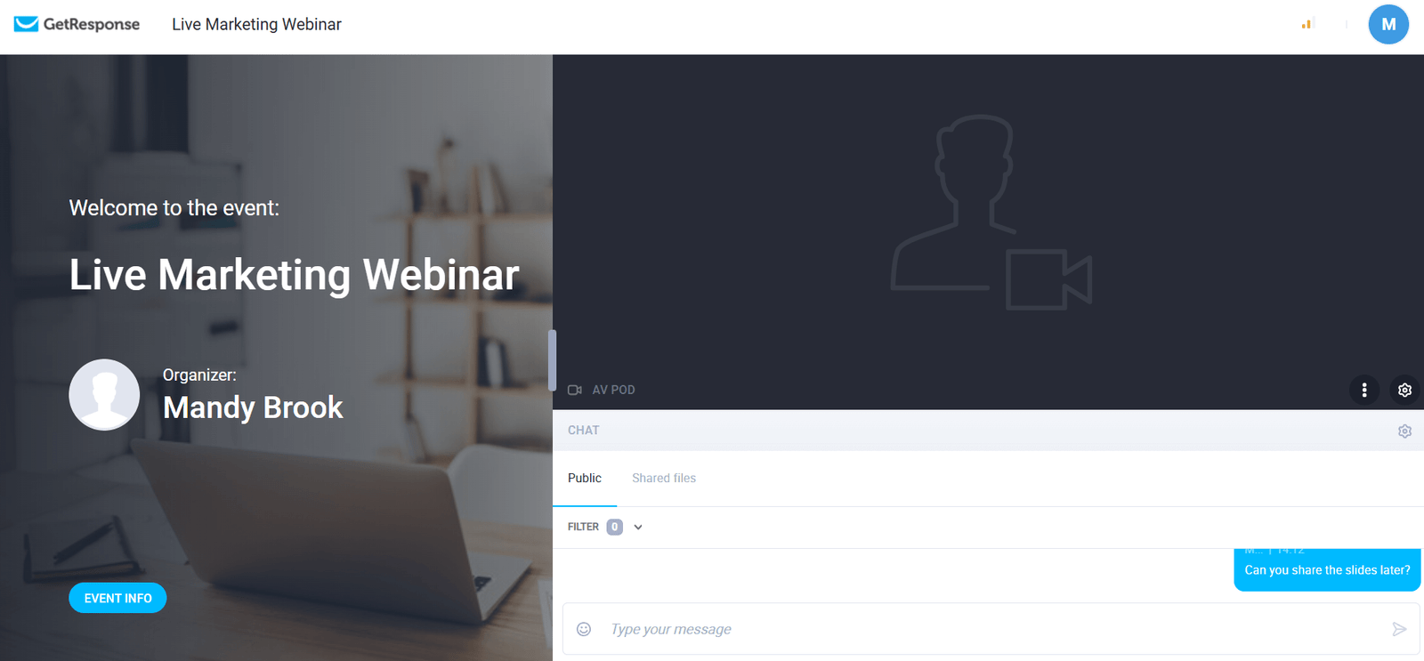 getresponse-webinar-hosting-interface-screenshot