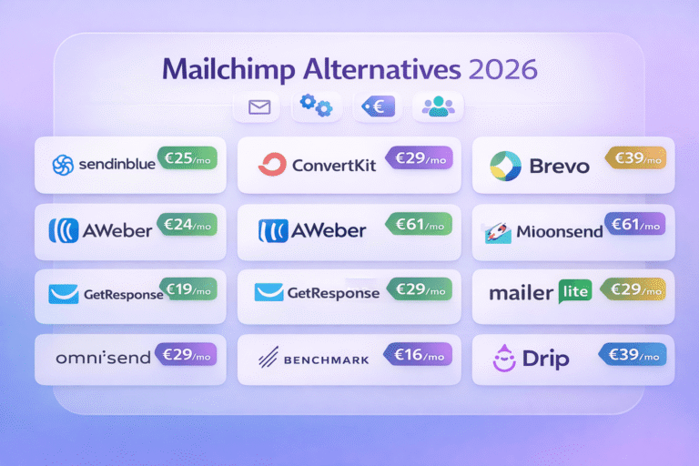 10 Best Mailchimp Alternatives in 2026 (Tested & Compared with EUR Pricing)