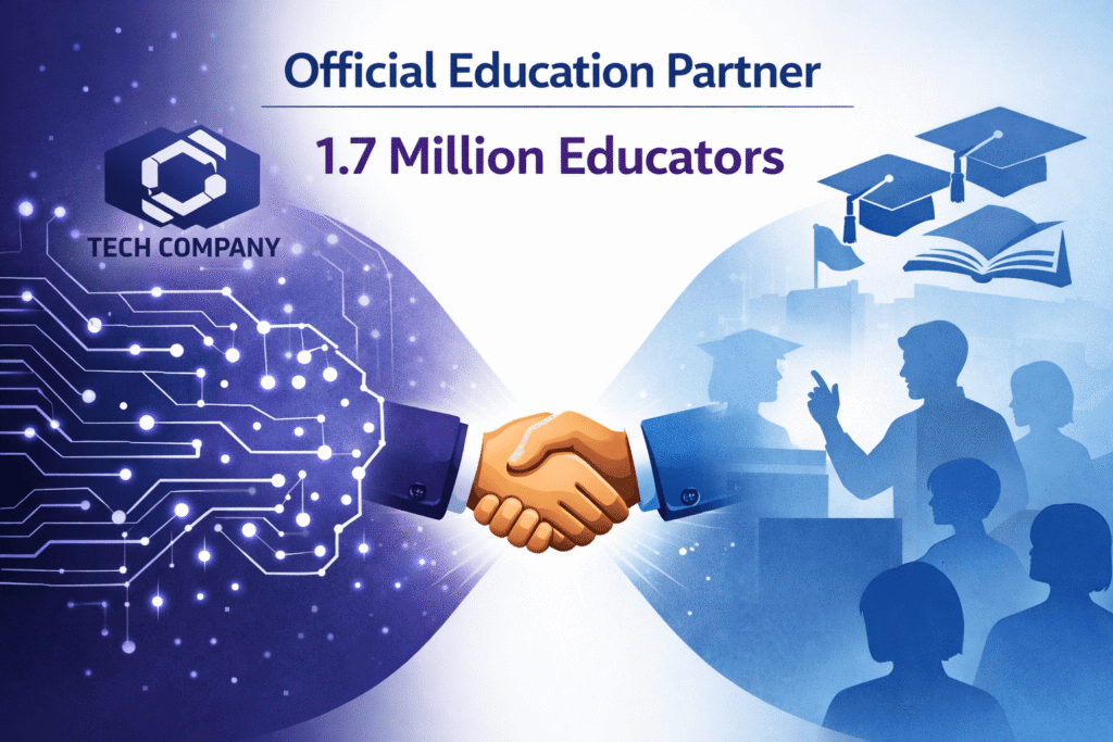 GPTZero and American Federation of Teachers partnership announcement showing education collaboration